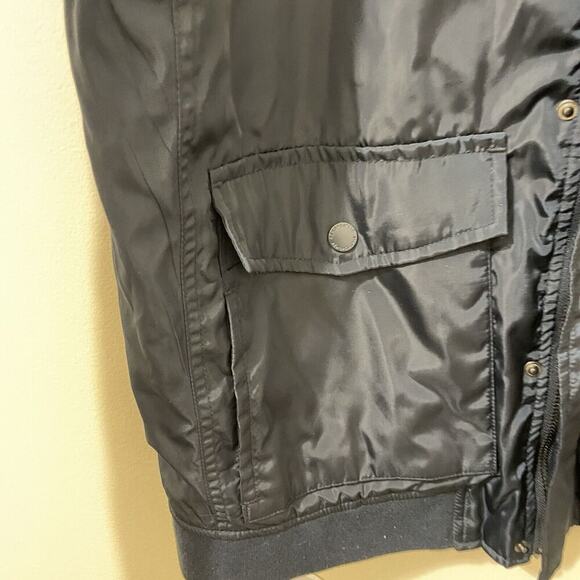 Aeropostale Mens Bomber Jacket Navy Blue Full Zip Up Varsity Casual Sz Large NWT - Picture 4 of 7